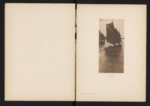 Two sailing ships leaving a harbor