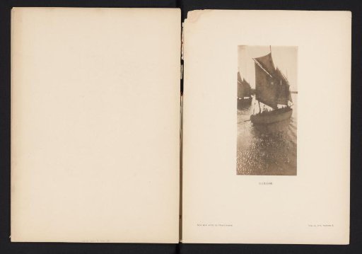 Two sailing ships leaving a harbor