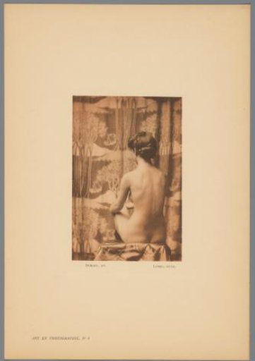 Seated Nude Woman, Seen from Behind