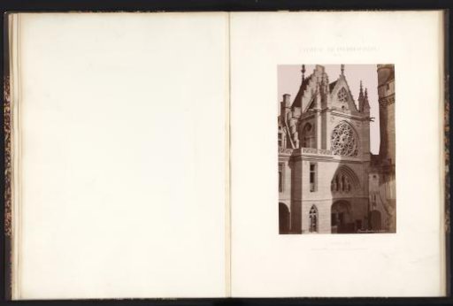 View of the chapel of the Château of Pierrefonds, France