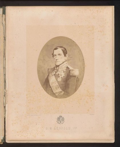 Portrait of King Leopold I of Belgium