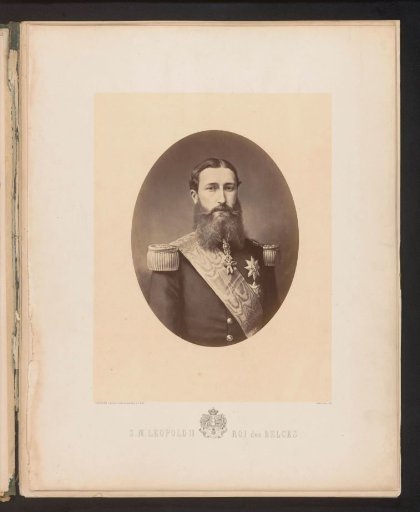 Portrait of King Leopold II of Belgium