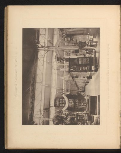 Gallery of chemical products and alcoholic beverages at the National Exhibition of 1880 in Brussels, Belgium