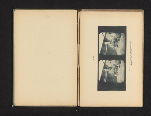Stereograph of the pressing of the grape press