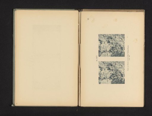 Stereograph of a view of the Goule Noire gorge near Le Noirmont