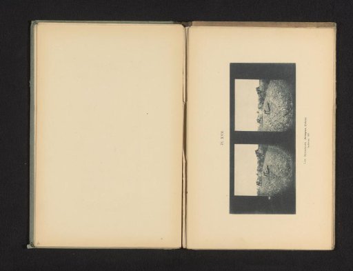 Stereograph of a farmer sowing the field