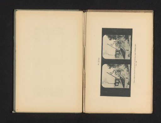 Stereograph of a crane on a loading dock in Lyon