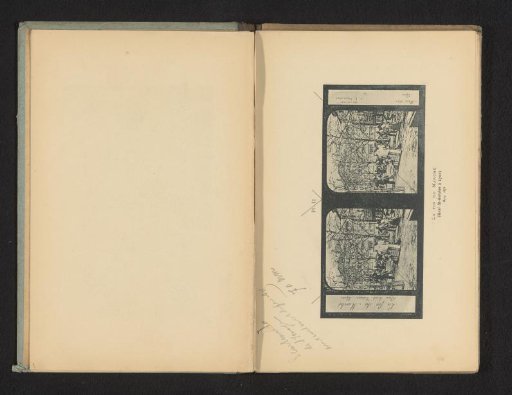 Stereograph of a view of the market at Quai Saint-Antoine in Lyon