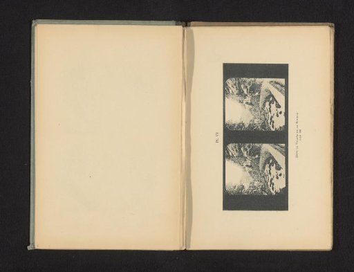 Stereograph of a view of the Gorges de la Bourne