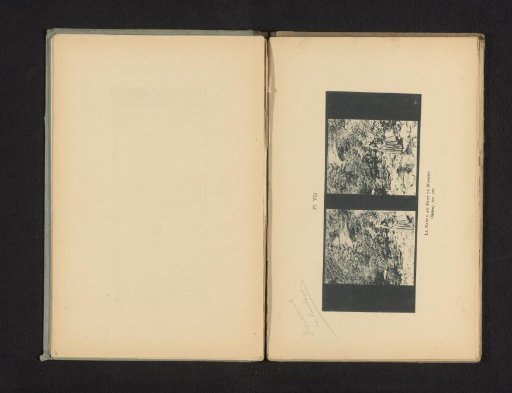 Stereograph of a bridge over the Garonne at Rhône
