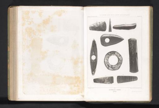 Various tools, including axes