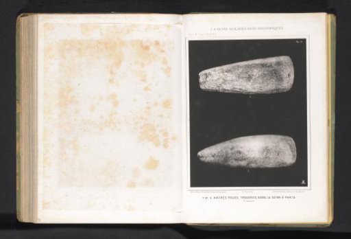 Polished axes found in the Seine in Paris
