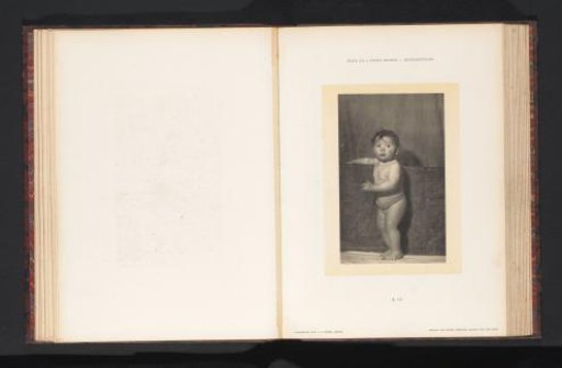 Standing nude boy