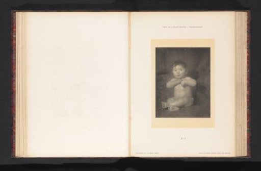 Seated nude boy