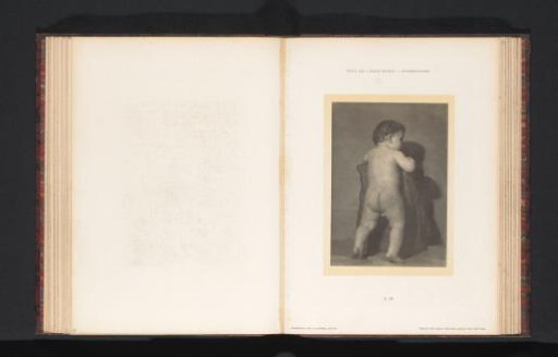 Standing nude boy, seen from behind