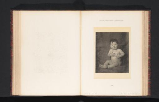 Seated nude boy