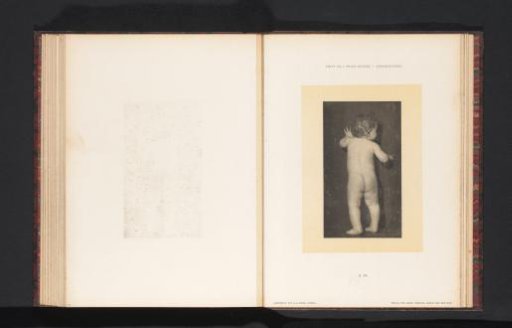 Standing nude boy, seen from the back