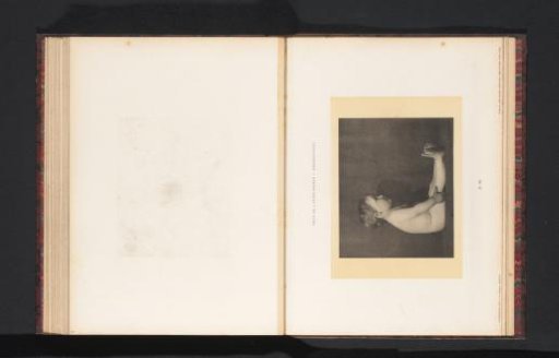 Seated nude child
