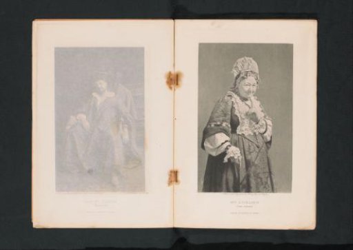Portrait of Mary Anne Stirling in the role of a nun