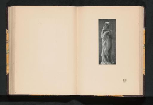 Half-naked woman in a white dress