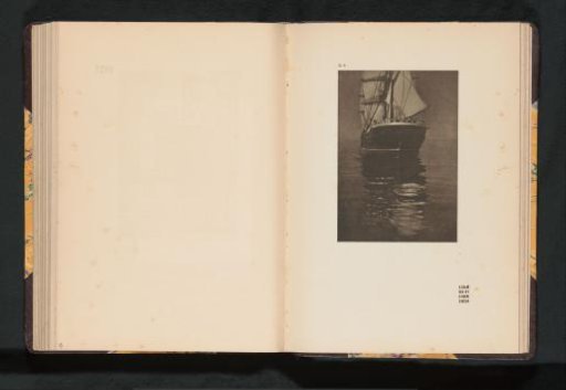 Rear view of a sailing ship