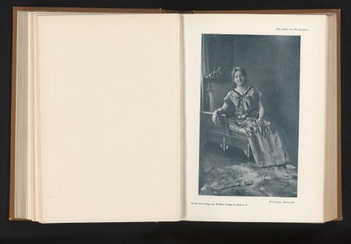 Portrait of an unknown woman in an armchair