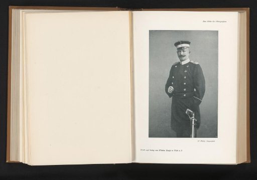 Portrait of an unknown man in uniform
