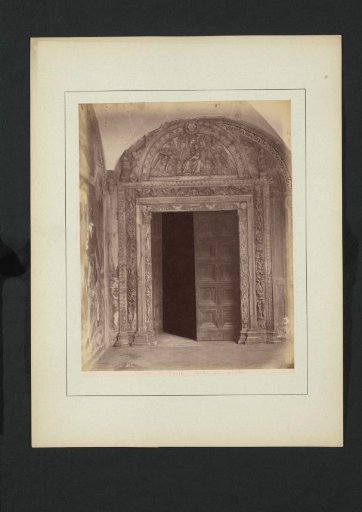 Portal of the monastery in the Certosa di Pavia