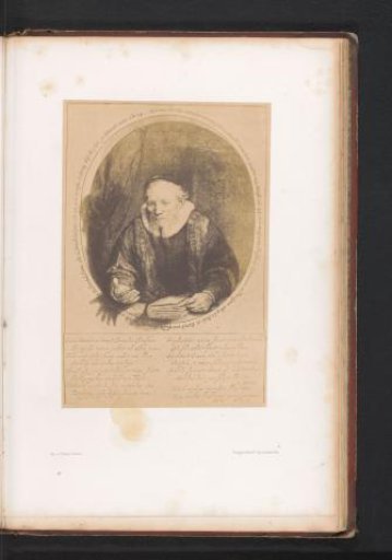 Photographic Reproduction of an Etching of a Portrait of Johannes Cornelisz. Silvius by Rembrandt van Rijn