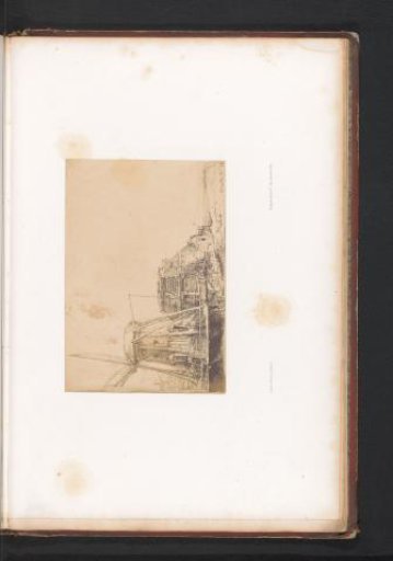 Photographic Reproduction of an Etching of a Windmill by Rembrandt van Rijn