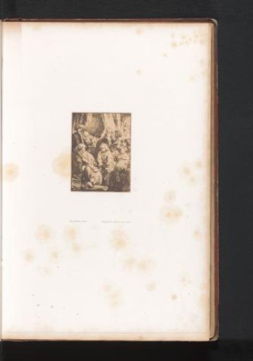Photographic Reproduction of an Etching of Joseph Telling His Dreams by Rembrandt van Rijn