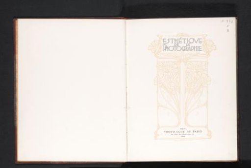 Aesthetics of Photography / [the text was written by Mr. Bucquet... et al.]