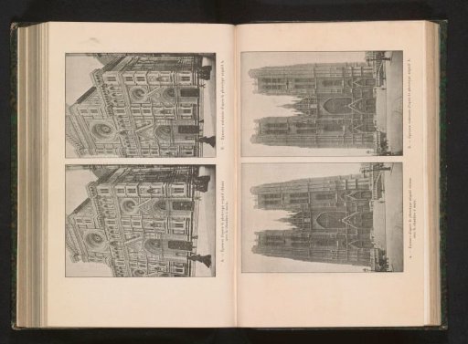 Two Views of the Facade of a Church