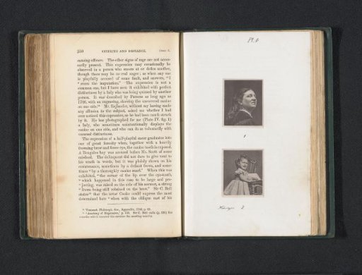 Two depictions of persons expressing emotions