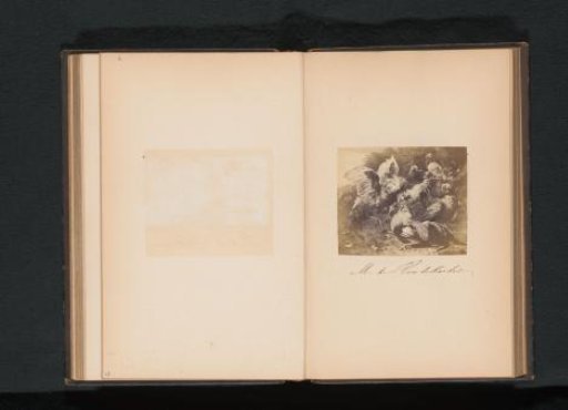 Photographic reproduction of a painting of fighting roosters by Melchior d'Hondecoeter