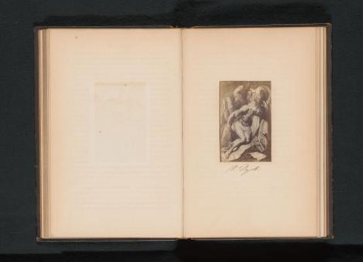 Photographic reproduction of a painting of the Lamentation of Christ by Anthony van Dyck