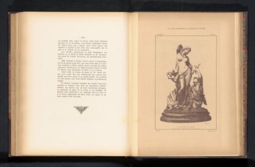 Reproduction of a print of a design for a group of the Toilet of Venus