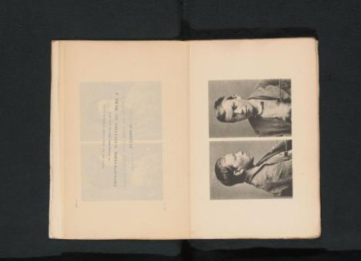 Two judicial portraits of an unknown young man after his second arrest