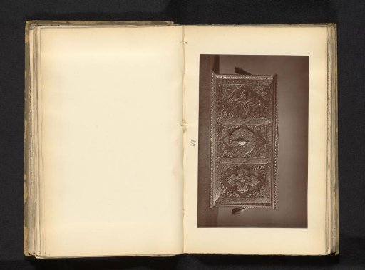 Trunk decorated with metal, from the collection of Christopher Beckett Denison