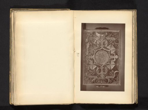 Top of a trunk decorated with metal, from the collection of Christopher Beckett Denison