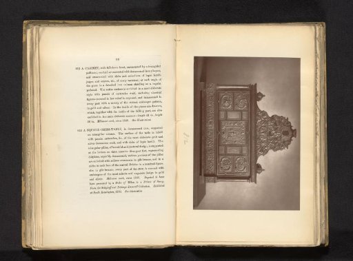 Cabinet decorated with metal, from the collection of Christopher Beckett Denison