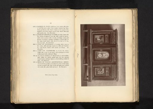 Decorated ebony cabinet, from the collection of Christopher Beckett Denison