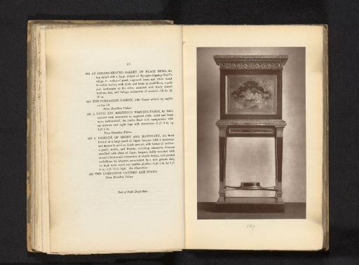 Cabinet of ebony and mahogany, from the collection of Christopher Beckett Denison