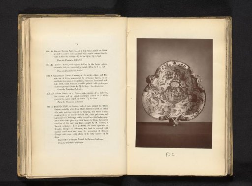 Bowl depicting the expulsion of Adam and Eve from Paradise, from the collection of Christopher Beckett Denison