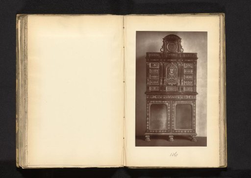 Decorated clock on a tortoiseshell pedestal, from the collection of Christopher Beckett Denison