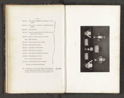 Eight vases, bowls, and ewers by Manufacture nationale de Sèvres