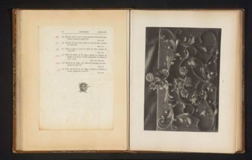 Wrought-iron work with flowers from the collection of Antonin Terme