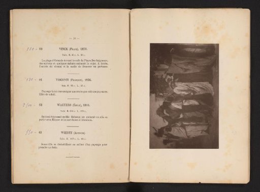 Photographic reproduction of a design with a biblical subject by Émile Wauters