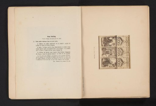 Photographic reproduction of a triptych with saints