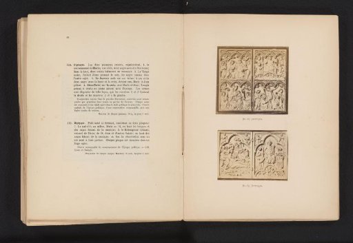 Two diptychs with scenes from the life of Mary